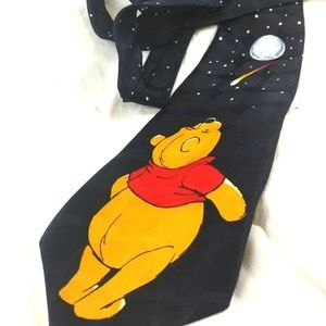 DISNEY Winnie The Pooh Stars and Moon Necktie